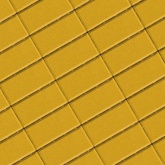 Прямоугольник (желтый) 10х20 Моноколор плитка тротуарная Braer 6 см