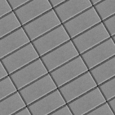 Прямоугольник (серый) 10х20 Моноколор плитка тротуарная Braer 4 см