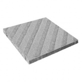 Тактильная с диагональными рифами 30х30 (серый) Гранит плитка тротуарная Выбор 6 см