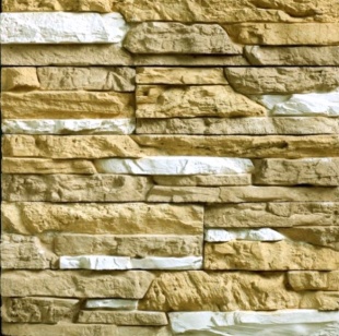 Верона камень облицовочный Каменный Век (желтый/песочный) арт.083