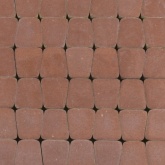 Классико круговая (винный) Моноколор плитка тротуарная Braer 6 см